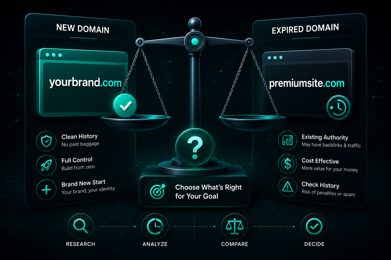 New vs. Expired Domains: What You Need to Know Before You Buy